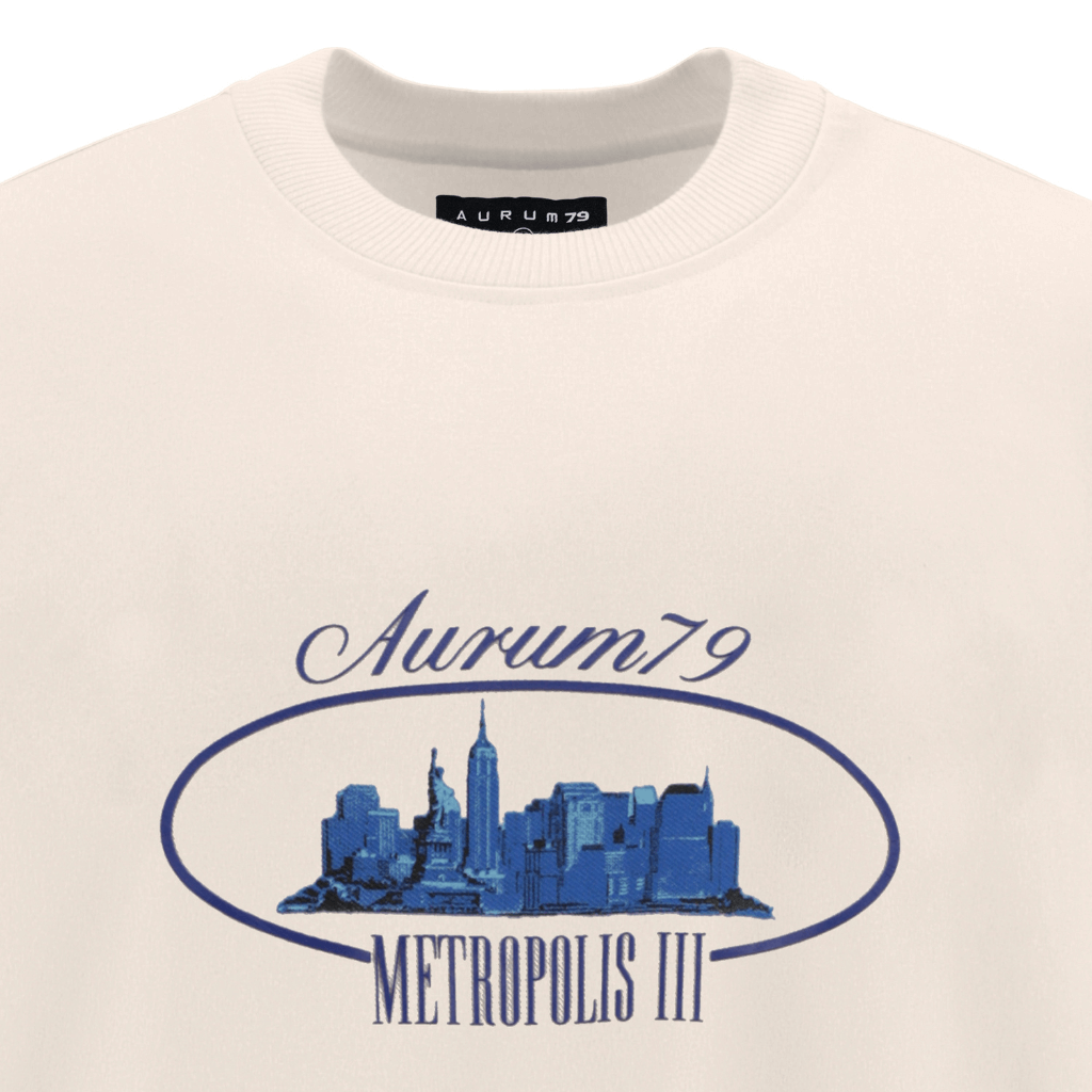 AURUM METROPOLIS III NYC CAMISETA OVERSIZED BEIGE