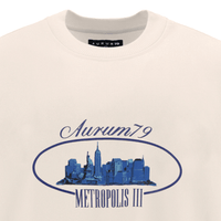 AURUM METROPOLIS III NYC CAMISETA OVERSIZED BEIGE