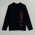 AP CROWN FIAT LUX STIGMATA PULLOVER MANGA LARGA OVERSIZE NEGRO