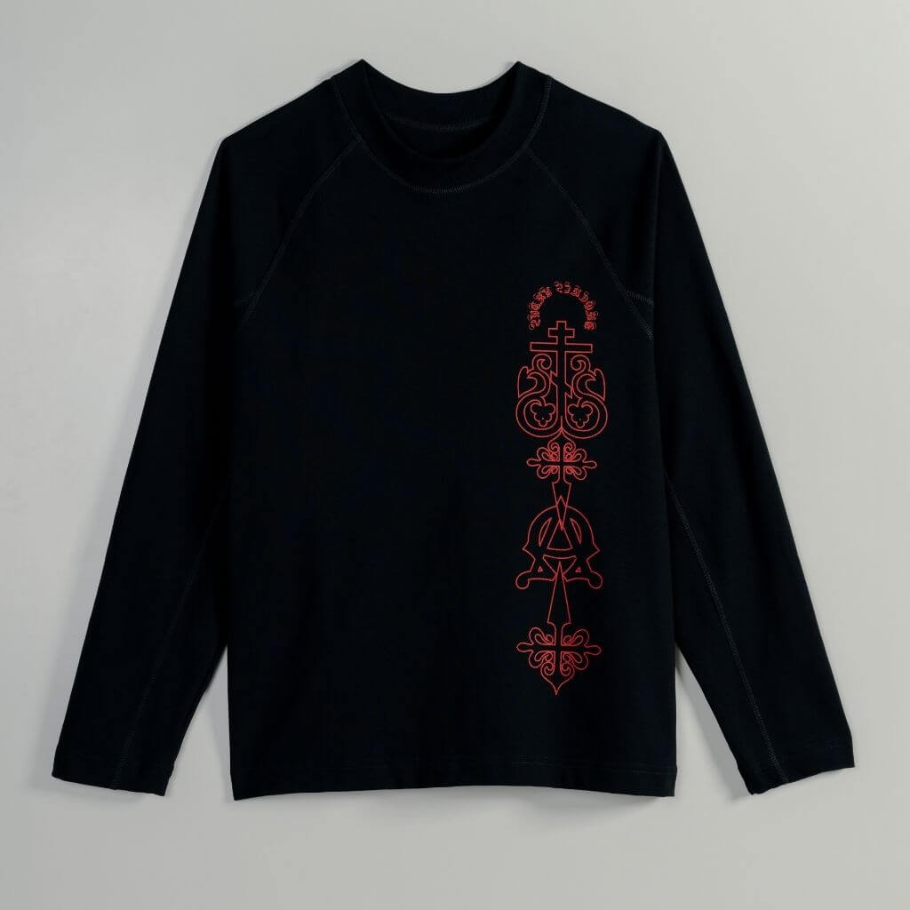 AP CROWN FIAT LUX STIGMATA PULLOVER MANGA LARGA OVERSIZE NEGRO