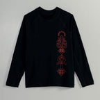 AP CROWN FIAT LUX STIGMATA PULLOVER MANGA LARGA OVERSIZE NEGRO