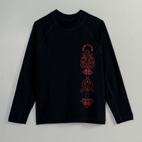 AP CROWN FIAT LUX STIGMATA PULLOVER MANGA LARGA OVERSIZE NEGRO
