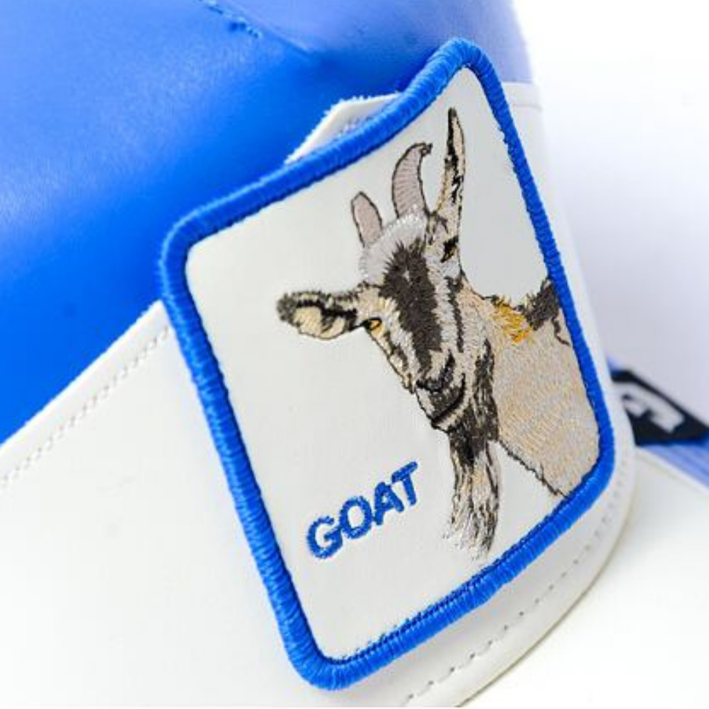 GOORIN BROS CABRA 'MOTO GOAT' GORRA CAMIONERA AJUSTABLE AZUL