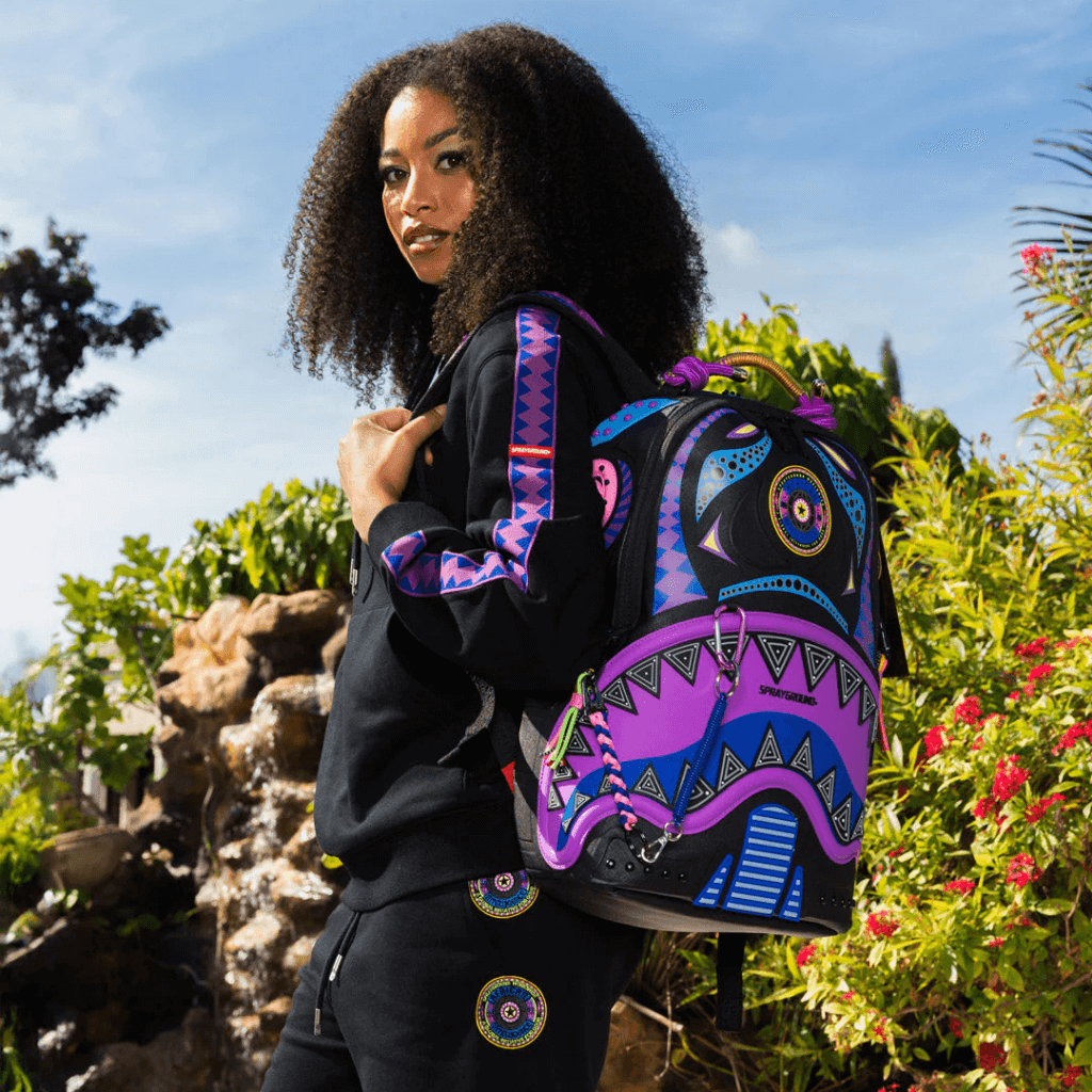 MORRAL SPRAYRGROUND A.I. 12 BROOKLYN & BEYOND SANDFLOWER MORADO