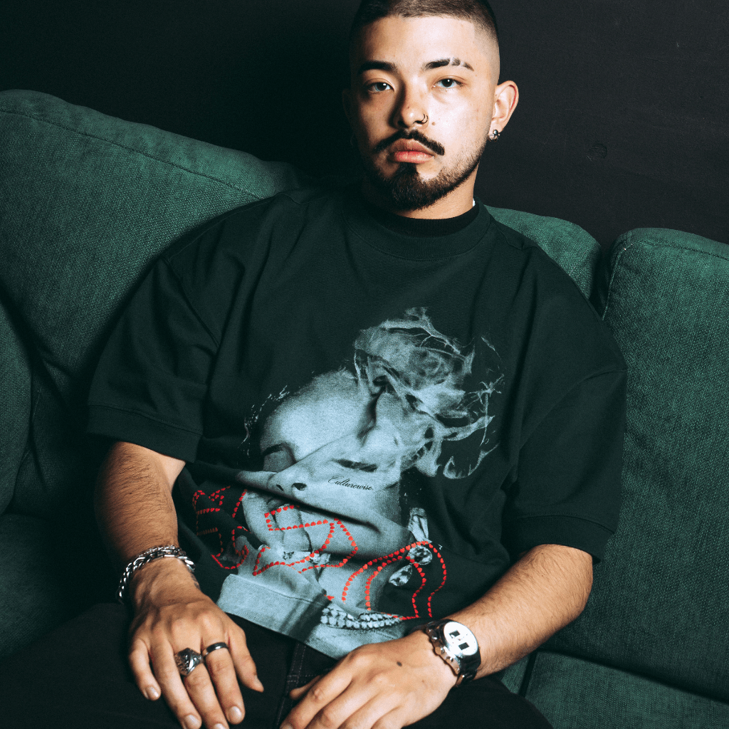 CULTURE WISE PASS THE LOVE CAMISETA OVERSIZED RIRI 420 VERDE