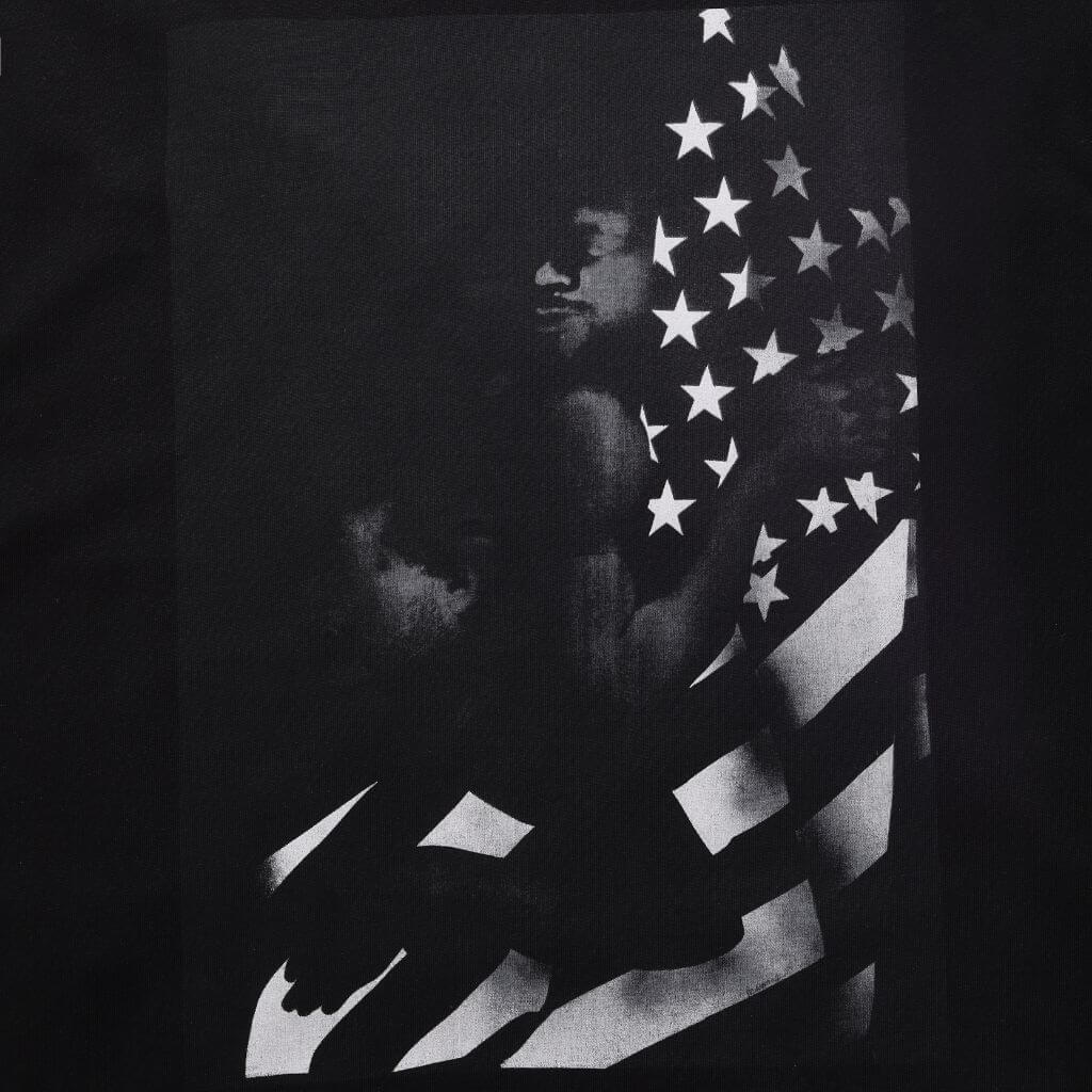 SINNERS SUGAR ABUSE I <3 AMERICA CAMISETA OVERSIZED NEGRA