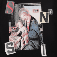 SINNERS SURREALISM CAMISETA OVERSIZED NEGRA