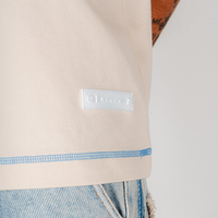 AURUM RACING STARS CAMISETA SIGNATURE BLUE SEAMS BEIGE