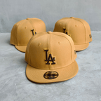 NEW ERA 9FIFTY MLB LA DODGERS LOSDOD PAN TAN GORRA AJUSTABLE CAFE