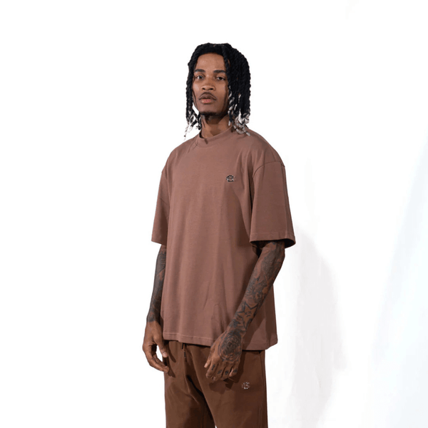 CREEP BRAND CAMISETA OVERSIZE BASICS CHROME V2 CAFE