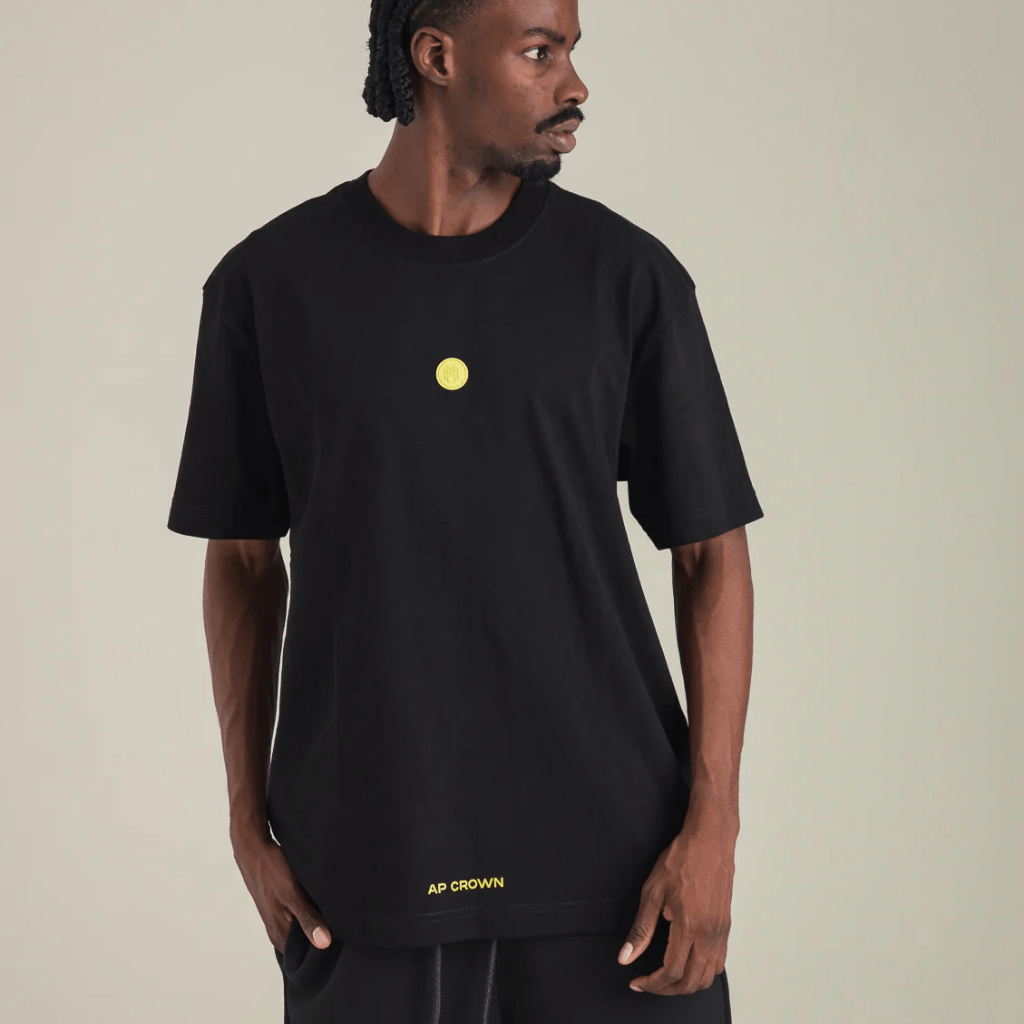 AP CROWN SIGNAL CAMISETA ASHEN BLACK REGULAR NEGRO