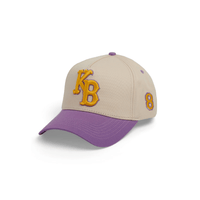 KINGS BRED THE MAMBA 8/24 GORRA AJUSTABLE BEIGE / MORADA