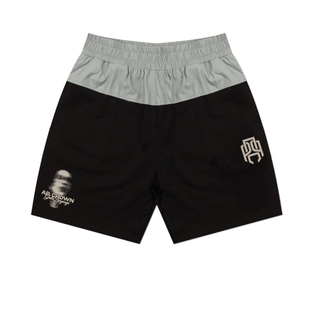 AP CROWN GODS LANGUAGE GRID SHORTS NEGROS
