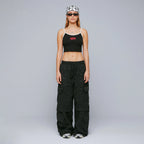 TRUE ACTIVE BAGGY CARGO PANTALON NEGRO
