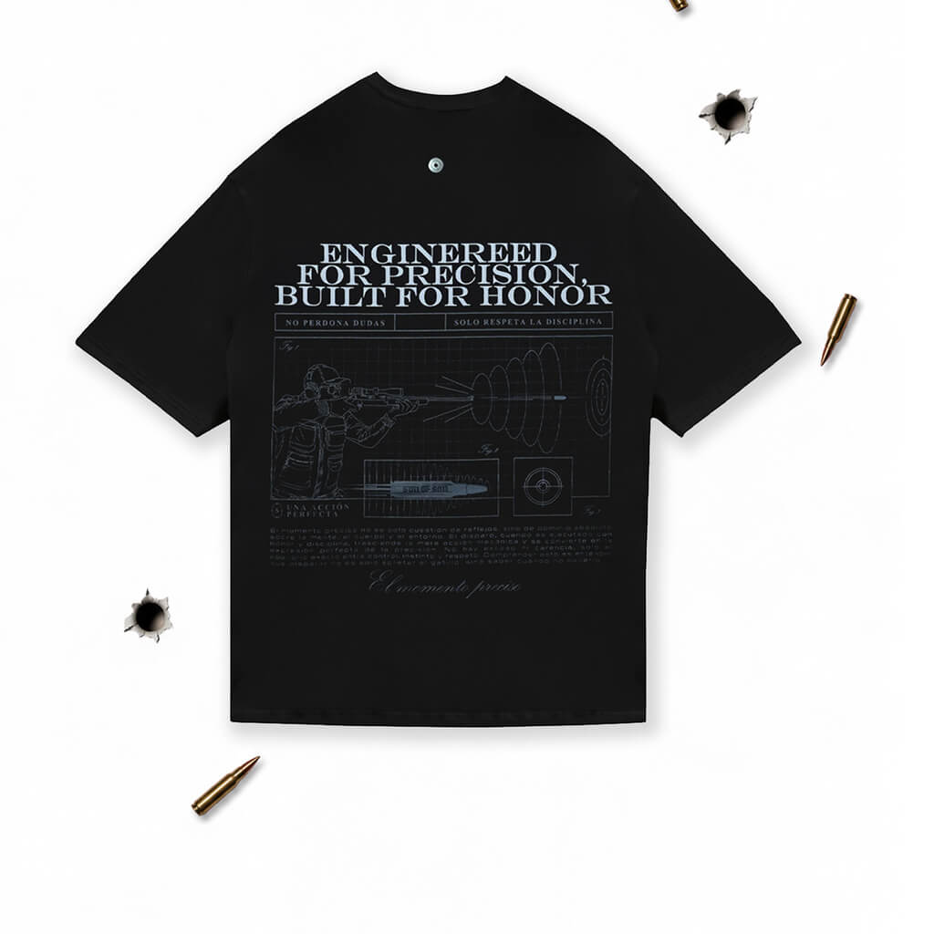 SON OF SON NEGOCIOS DE FAMILIA CROSSHAIR CAMISETA OVERSIZED NEGRA