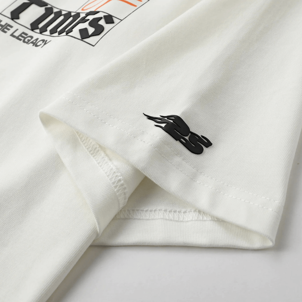 SON OF SON OVERSIZE WHITE RAISED BY THE HILLS CAMISETA OVERSIZE BLANCA