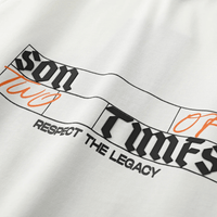 SON OF SON OVERSIZE WHITE RAISED BY THE HILLS CAMISETA OVERSIZE BLANCA