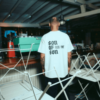 SON OF SON FUCK FAKE REGULAR T-SHIRT RT-103 CAMISETA SLIM BLANCA