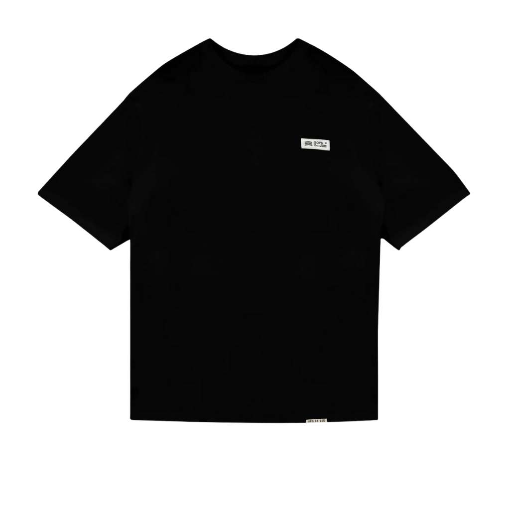 SON OF SON BLACK LABEL T-SHIRT OT-120 CAMISETA OVERSIZE NEGRA
