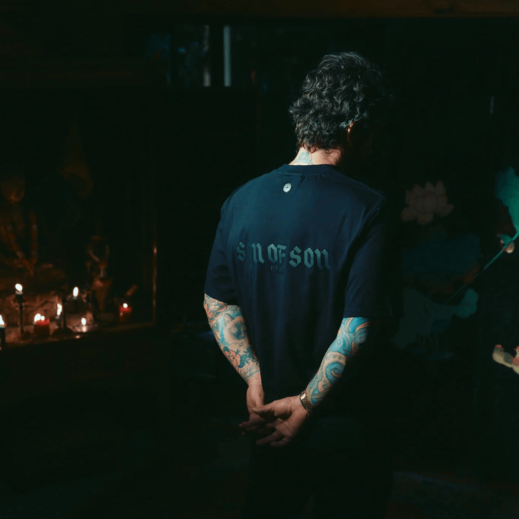 SON OF SON BLACK LABEL T-SHIRT OT-120 CAMISETA OVERSIZE NEGRA