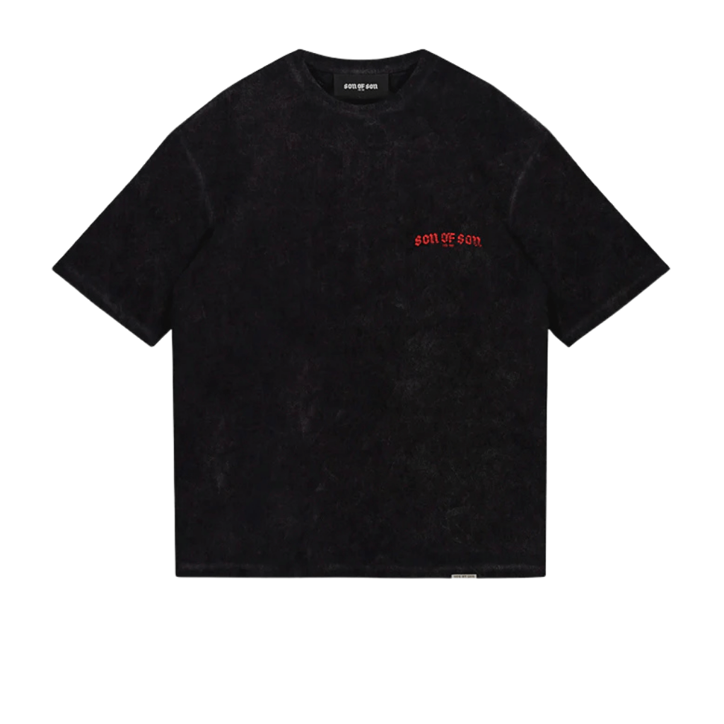 SON OF SON IN MEMORIAM T-SHIRT OT-027 CAMISETA OVERSIZE NEGRA