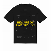 SON OF SON OVERSIZE BEWARE OF UNDERDOGS CAMISETA OVERSIZE NEGRO