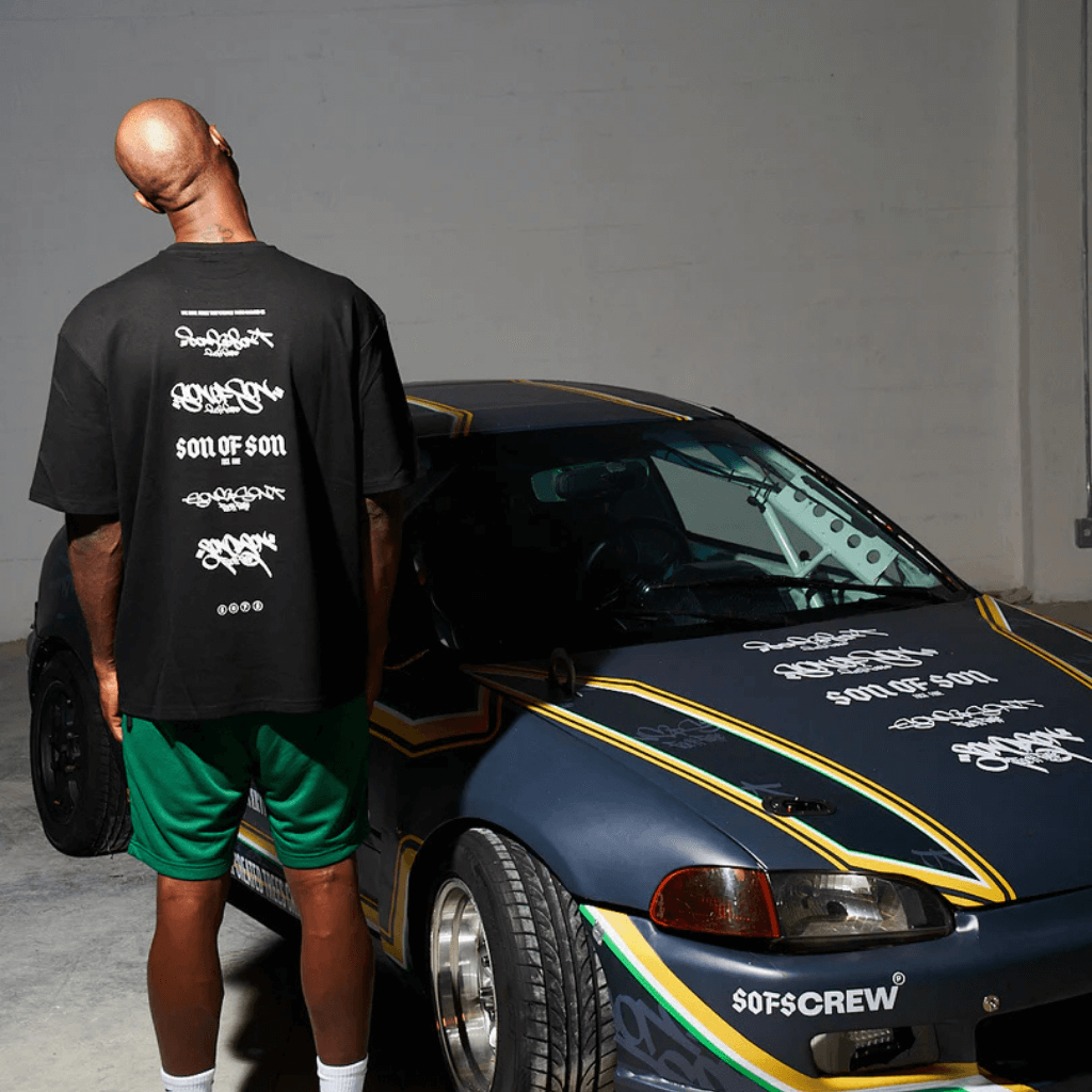 SON OF SON SINCE IT ALL WENT TO SHIT T-SHIRT OT-083 CAMISETA OVERSIZE NEGRA