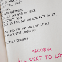 SON OF SON ALL WENT TO LOVE T-SHIRT OT-081 CAMISETA OVERSIZE BLANCA