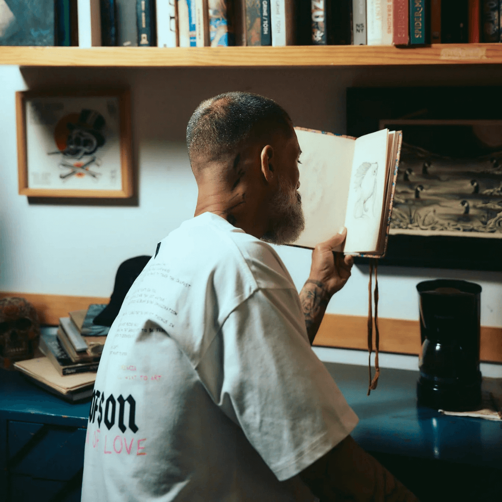 SON OF SON ALL WENT TO LOVE T-SHIRT OT-081 CAMISETA OVERSIZE BLANCA