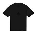 SON OF SON SON OF SON SOFS KEY OVE024 CAMISETA OVERSIZE NEGRA