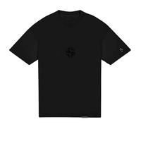 SON OF SON SON OF SON SOFS KEY OVE024 CAMISETA OVERSIZE NEGRA