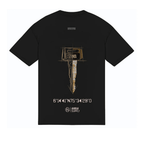 SON OF SON SON OF SON SOFS KEY OVE024 CAMISETA OVERSIZE NEGRA