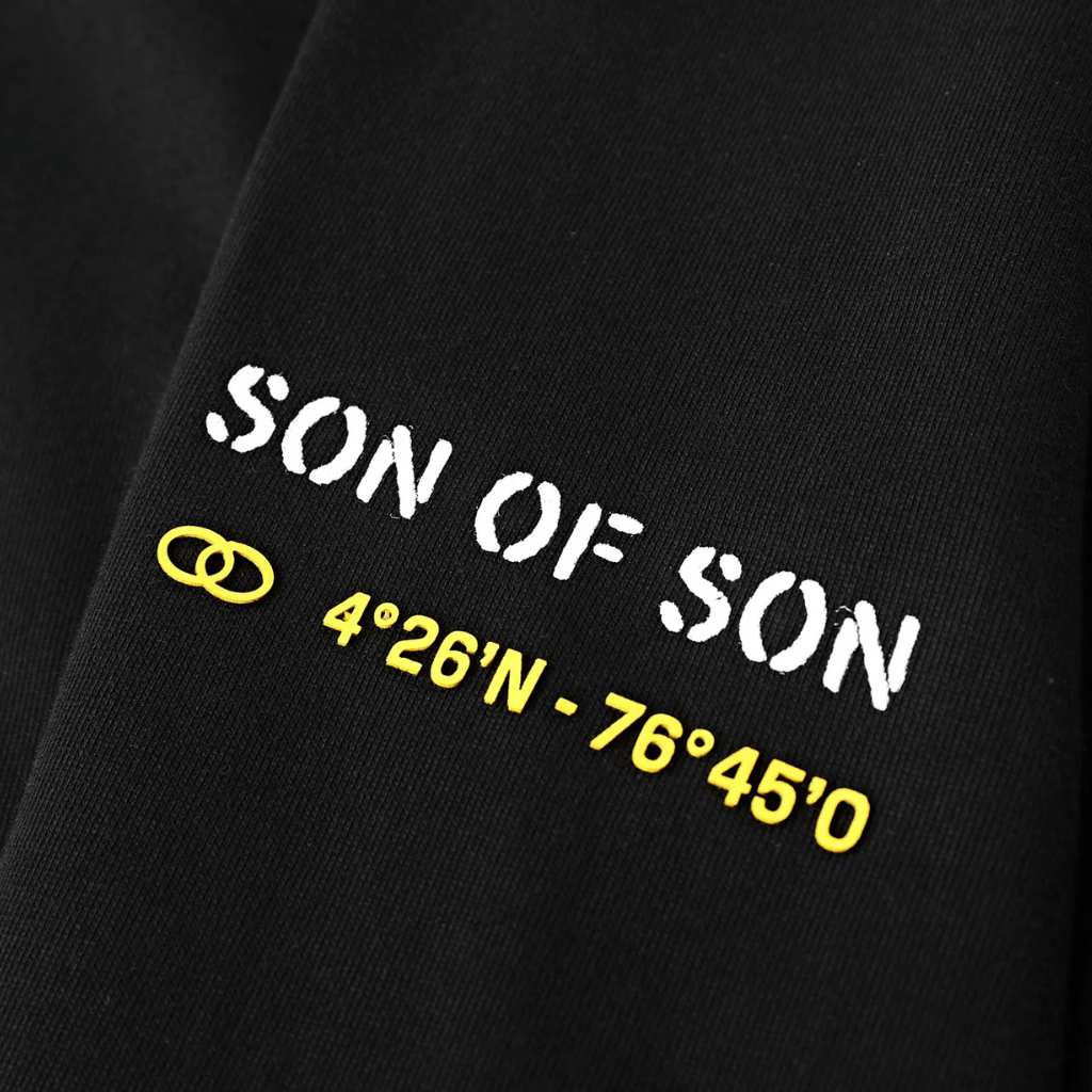 SON OF SON OVERSIZE BEWARE OF UNDERDOGS CAMISETA OVERSIZE NEGRO