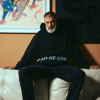 SON OF SON ACID WASH HOODIE BUZO OVERSIZE NEGRO