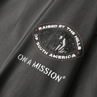 SON OF SON OVERSIZE GREY RAISED BY THE HILLS CAMISETA OVERSIZE GRIS