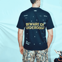 SON OF SON OVERSIZE BEWARE OF UNDERDOGS CAMISETA OVERSIZE NEGRO