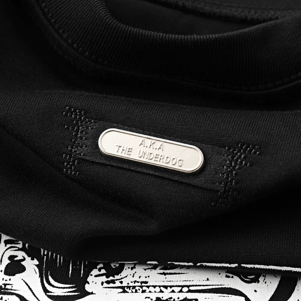 SON OF SON BLACK RESPECT THE LEGACY CAMISETA OVERSIZE NEGRA