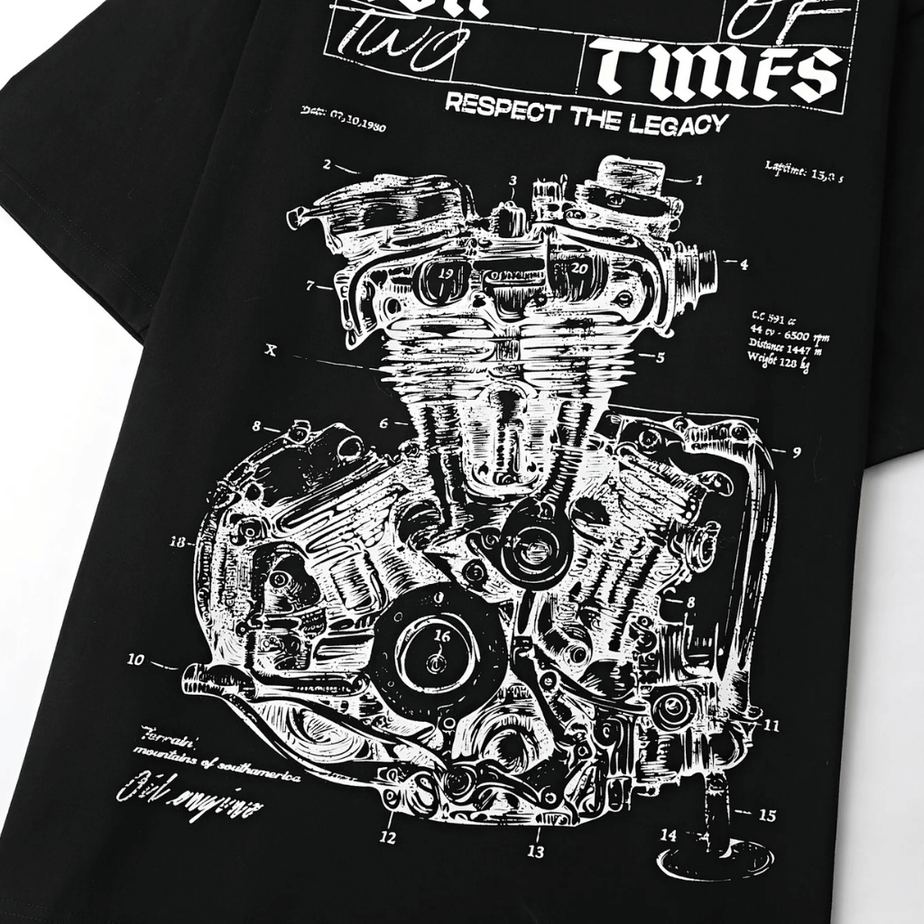 SON OF SON BLACK RESPECT THE LEGACY CAMISETA OVERSIZE NEGRA