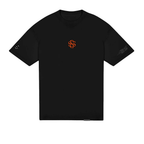 SON OF SON OVERSIZE BLACK ORANGE FAST N SOFS CAMISETA OVERSIZE NEGRA