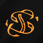 SON OF SON OVERSIZE BLACK ORANGE FAST N SOFS CAMISETA OVERSIZE NEGRA