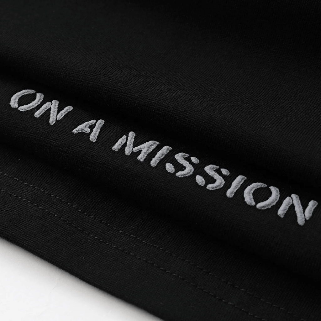 SON OF SON OVERSIZE BLACK ORANGE FAST N SOFS CAMISETA OVERSIZE NEGRA