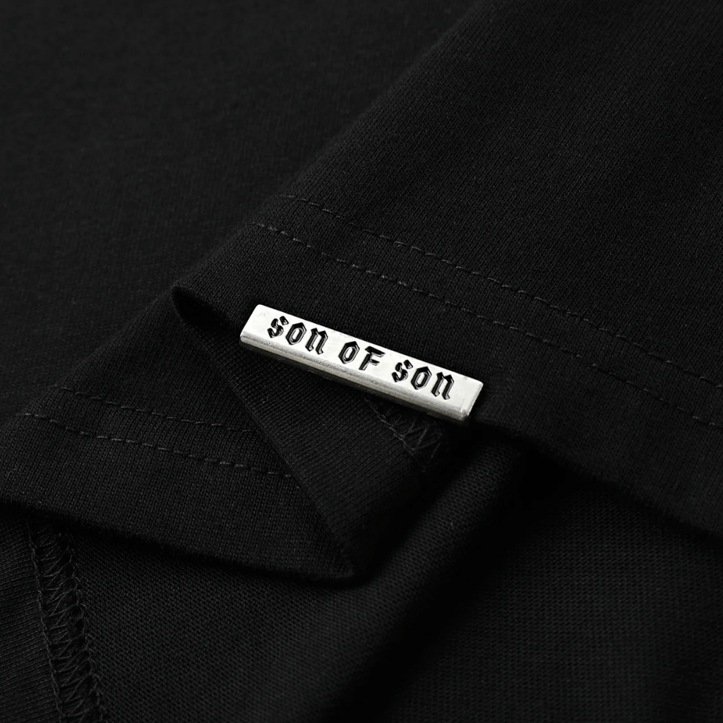 SON OF SON OVERSIZE BLACK ORANGE FAST N SOFS CAMISETA OVERSIZE NEGRA