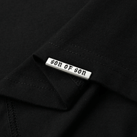 SON OF SON OVERSIZE BLACK ORANGE FAST N SOFS CAMISETA OVERSIZE NEGRA