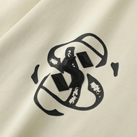 SON OF SON OVERSIZE CREAM ETERNAL SOFS FLAME CAMISETA OVERSIZE BEIGE