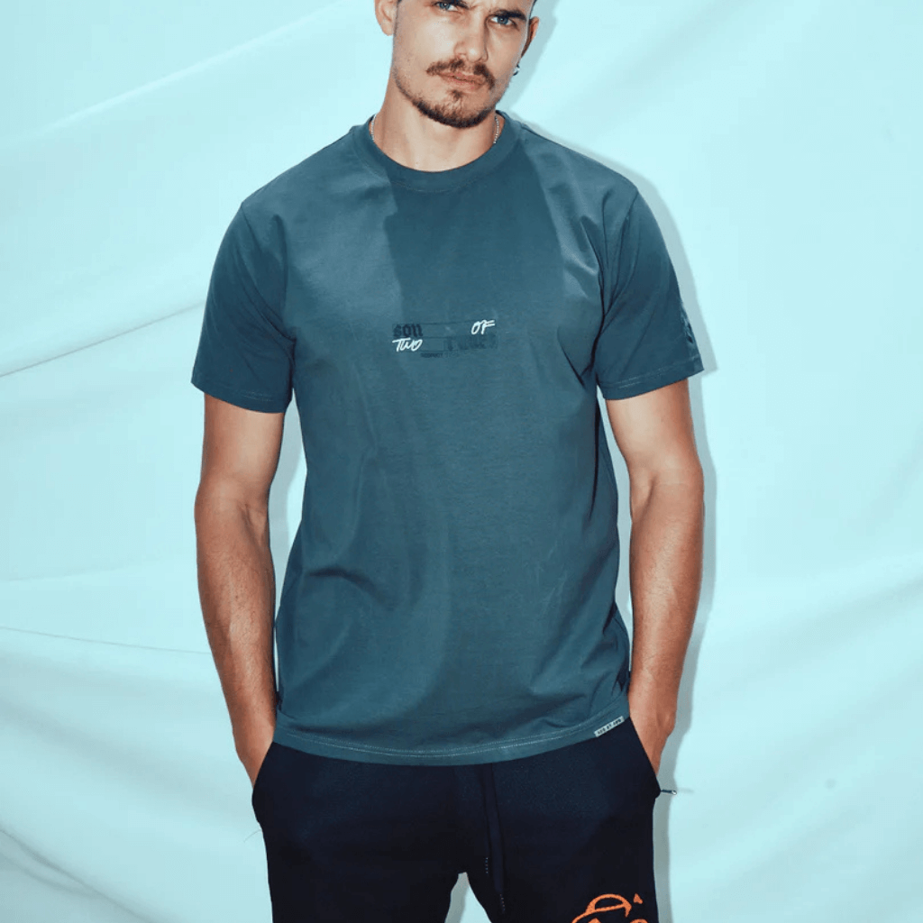 SON OF SON REGULAR FIT DARK GREY SON OF TWO TIMES CAMISETA SLIM GRIS