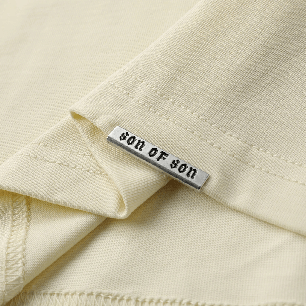 SON OF SON OVERSIZE CREAM ETERNAL SOFS FLAME CAMISETA OVERSIZE BEIGE