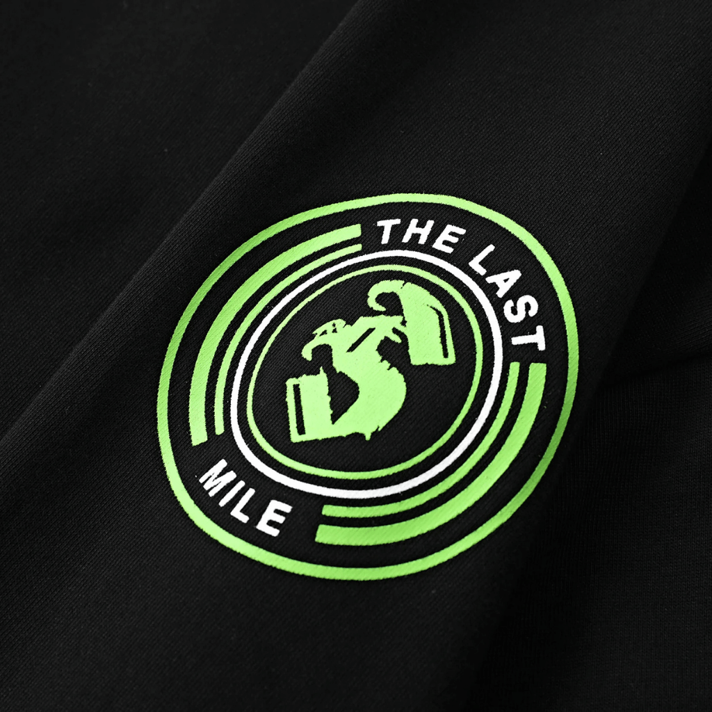 SON OF SON SON OF SON BLACK GREEN FAST N SOFS OVE020 CAMISETA OVERSIZE NEGRA