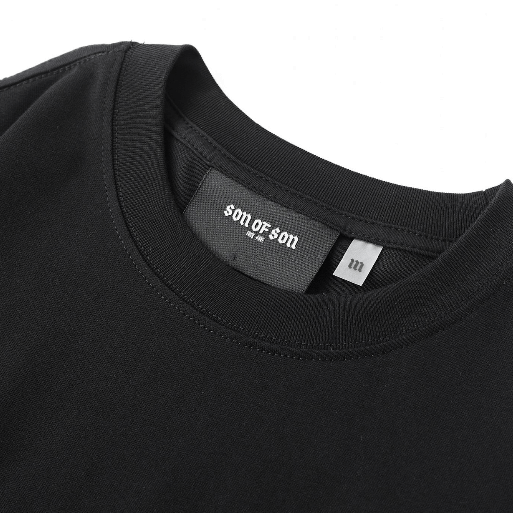 SON OF SON SON OF SON BLACK GREEN FAST N SOFS OVE020 CAMISETA OVERSIZE NEGRA