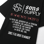 SON OF SON OVERSIZE OVERISIZE BLACK SONS SUPPLY CAMISETA OVERSIZE NEGRA