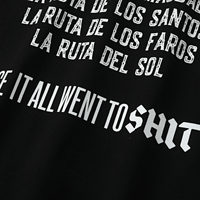 SON OF SON OVERSIZE OVERISIZE BLACK SONS SUPPLY CAMISETA OVERSIZE NEGRA